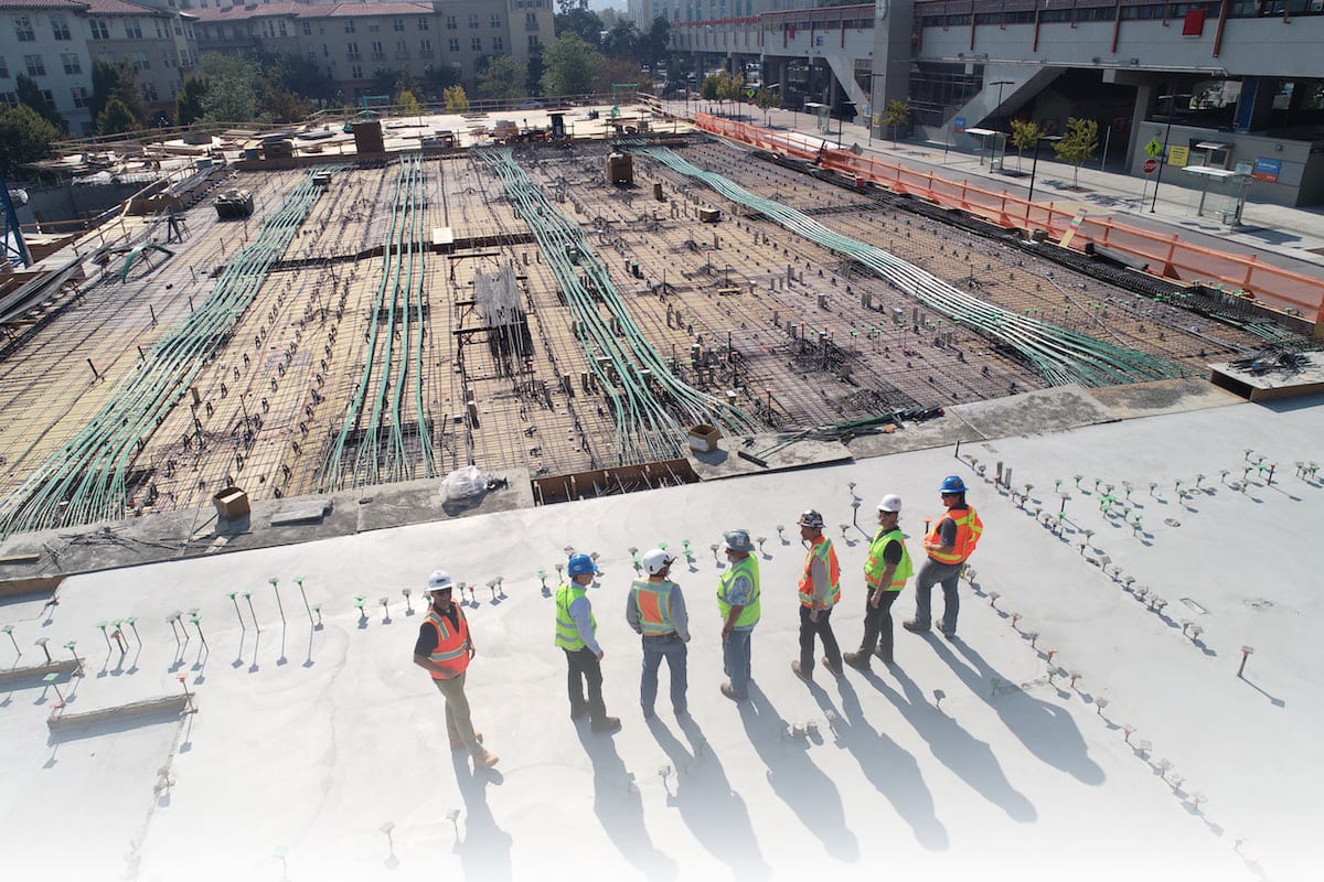 Men on Working Men on Working in Construction site